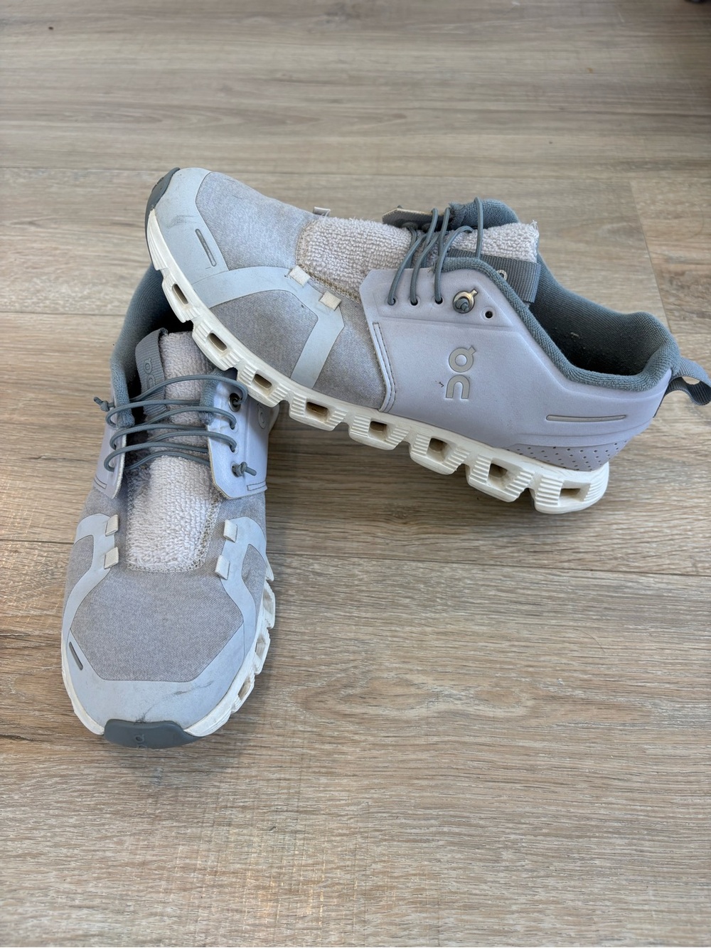 On Running Light blue Running Shoes with White Sole